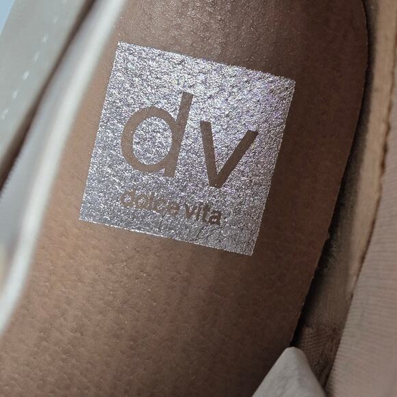DV Dolce Vita Gerdy Vegan Leather Comfort Wedge Bootie in Beige 7.5 NWT - Picture 8 of 11